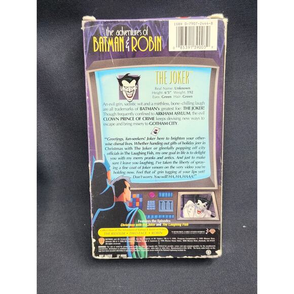 The Adventures of Batman and Robin "THE JOKER" & "ROBIN" on VHS - Picture 7 of 8